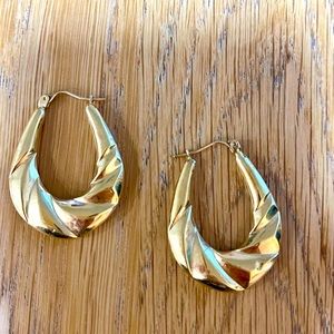 14k gold hoop earrings